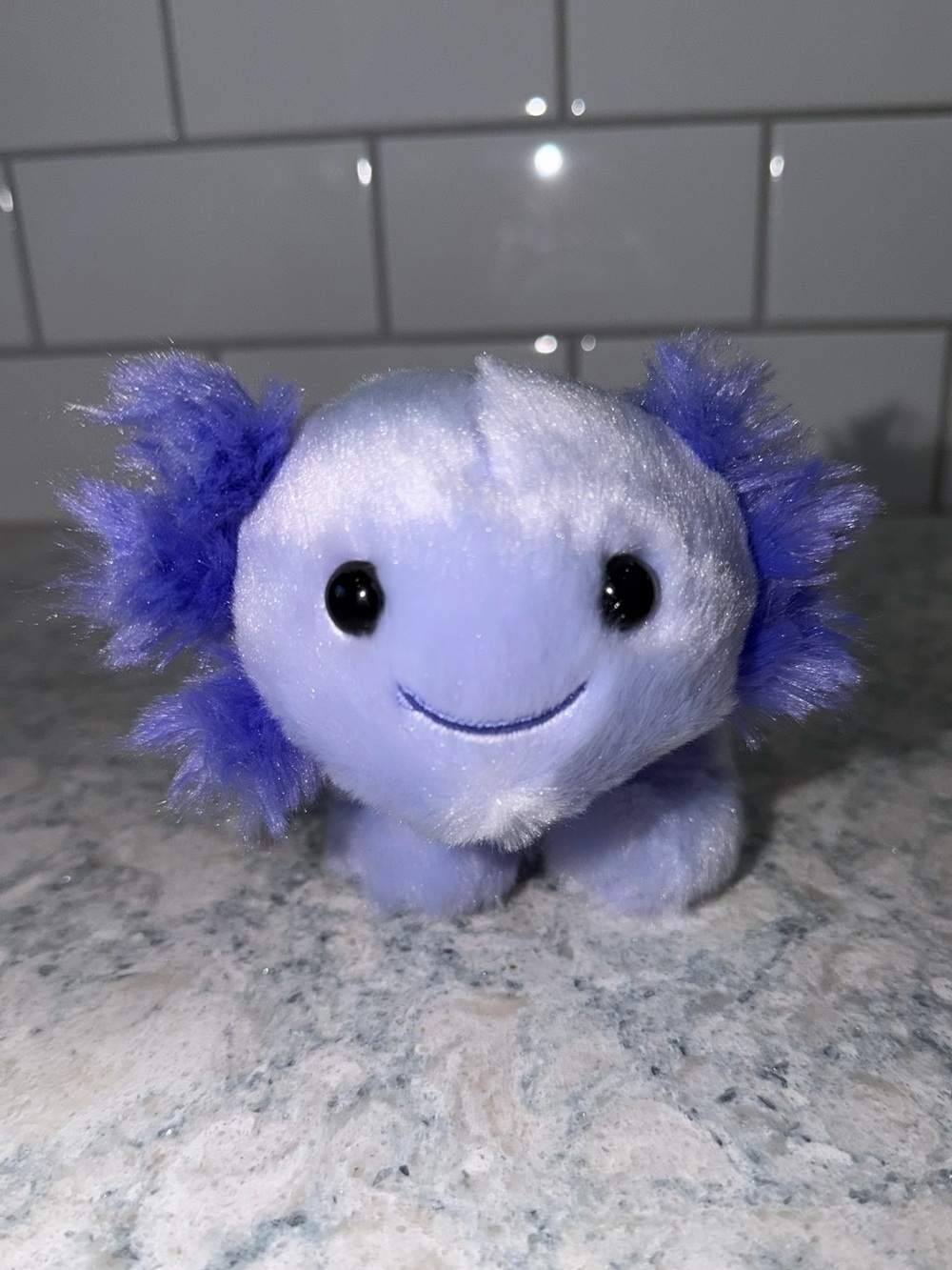 Build a Bear Smallfry Purple Axolotl